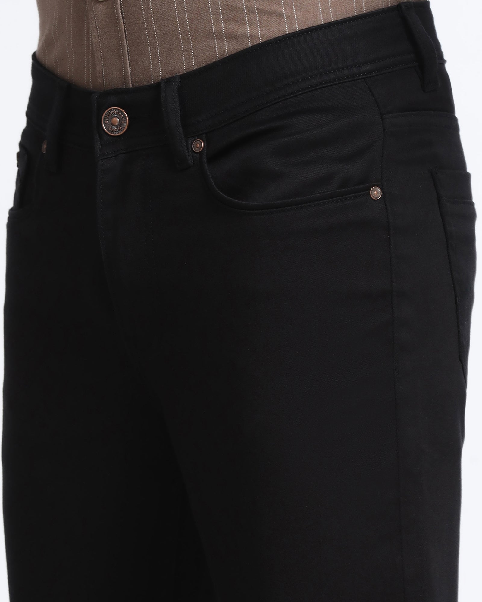 Black Bleed Zero Slim Comfort Jeans - Abto