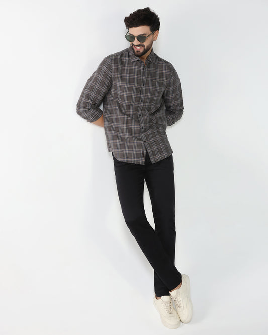 Black Bleed Zero Slim Fit Jeans - Abto