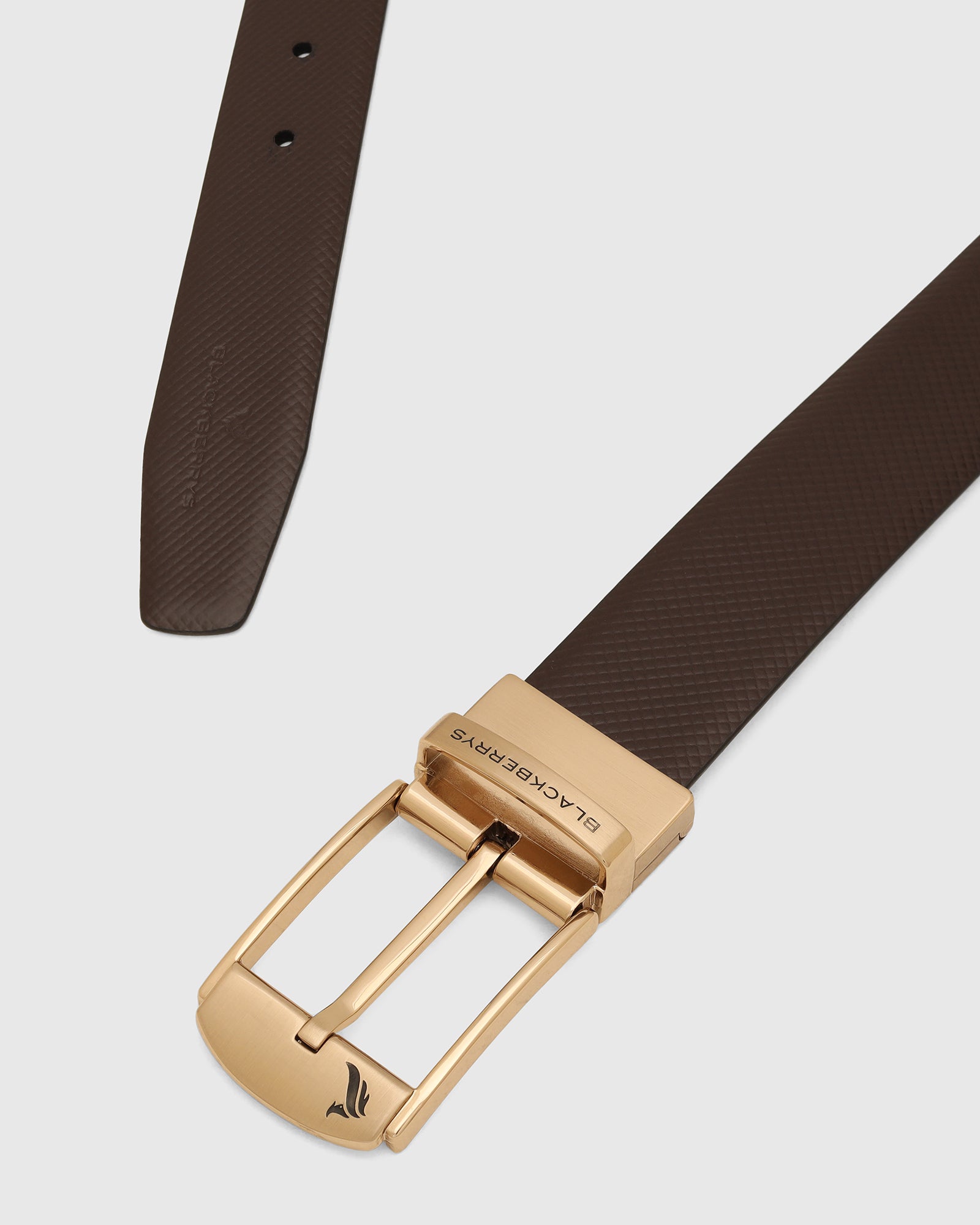 Leather Revesible Black & Brown Solid Belt - Wendoline