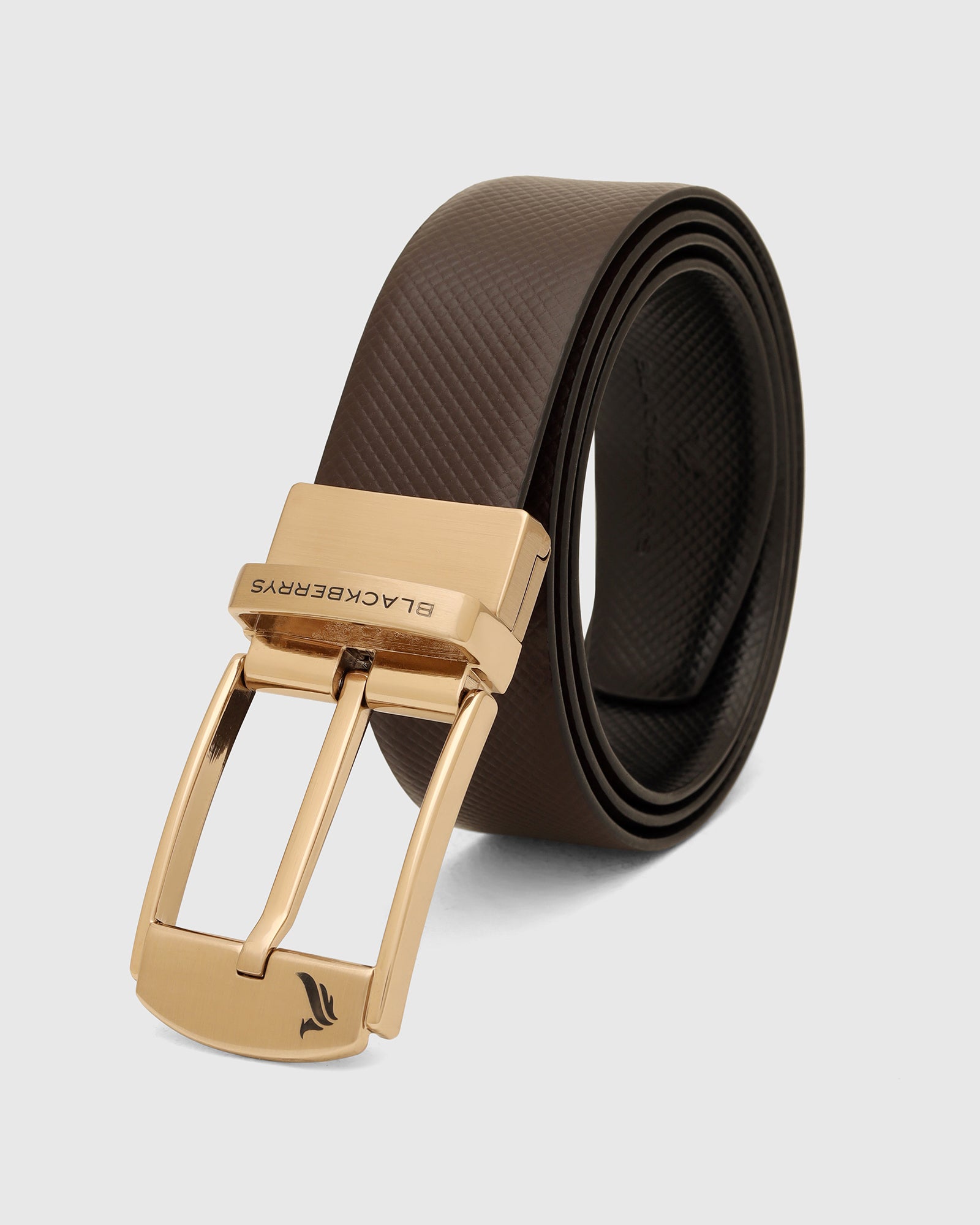 Leather Revesible Black & Brown Solid Belt - Wendoline