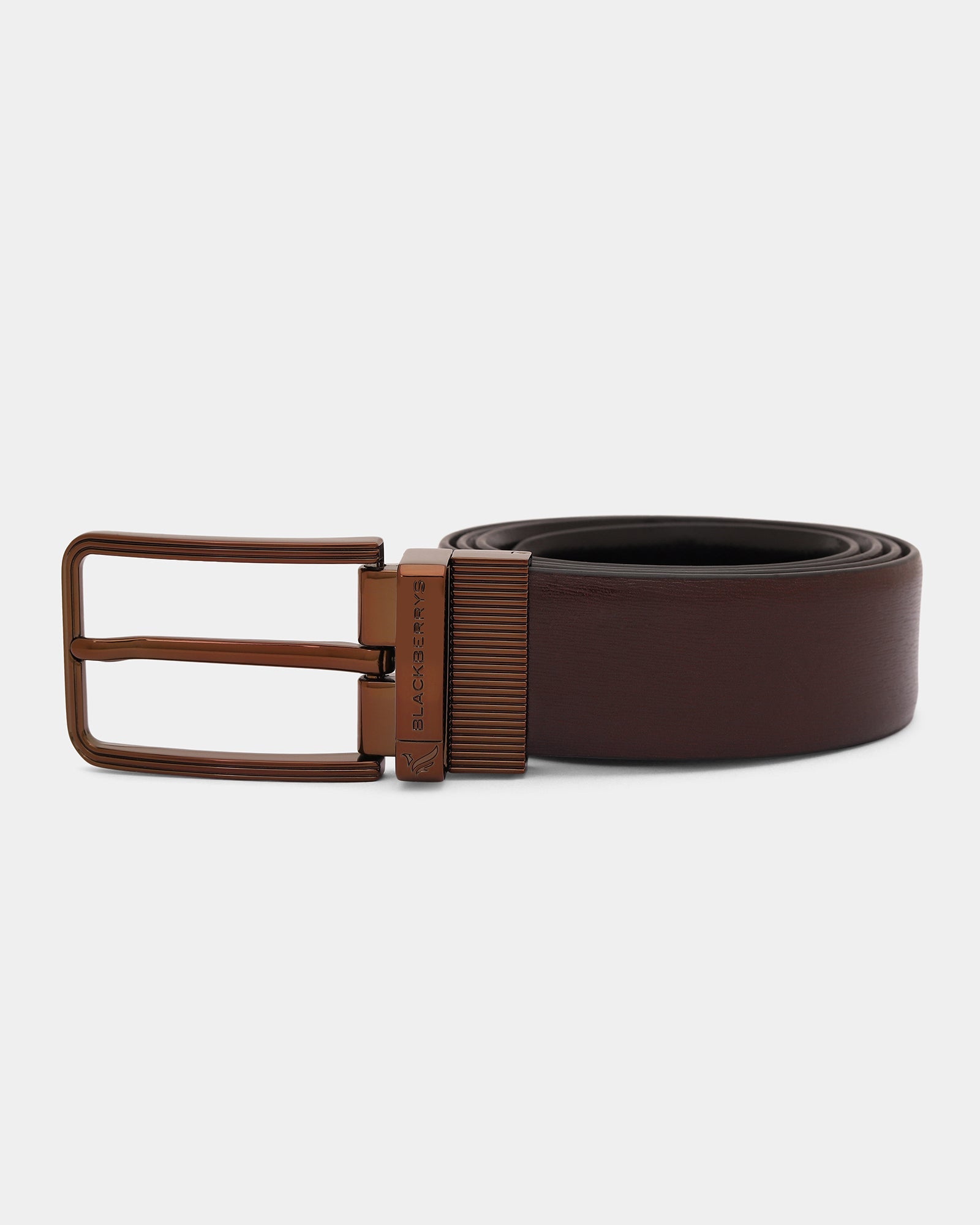 Black Brown Solid Belts - Alunite