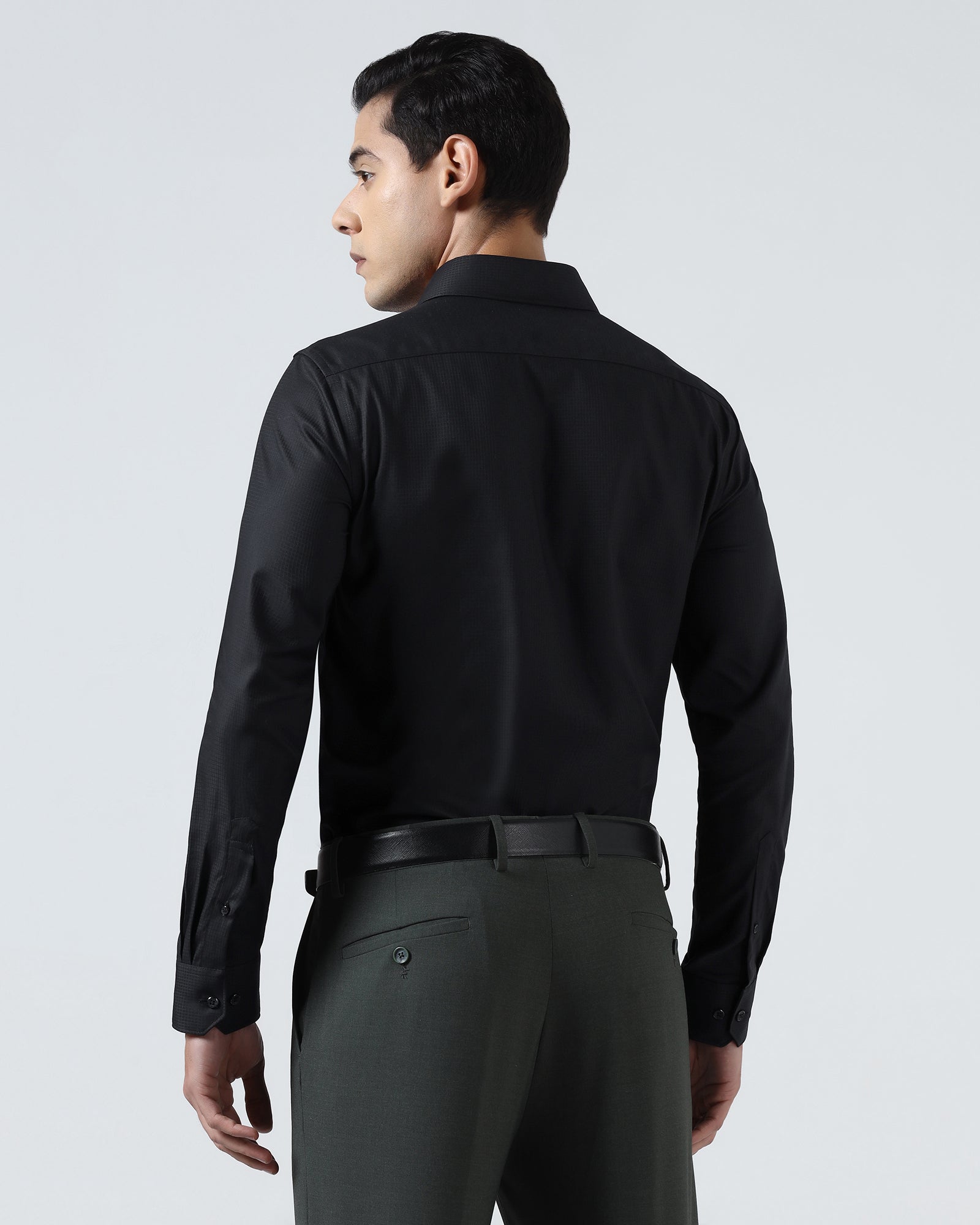 Black Check Shirt - Phylem