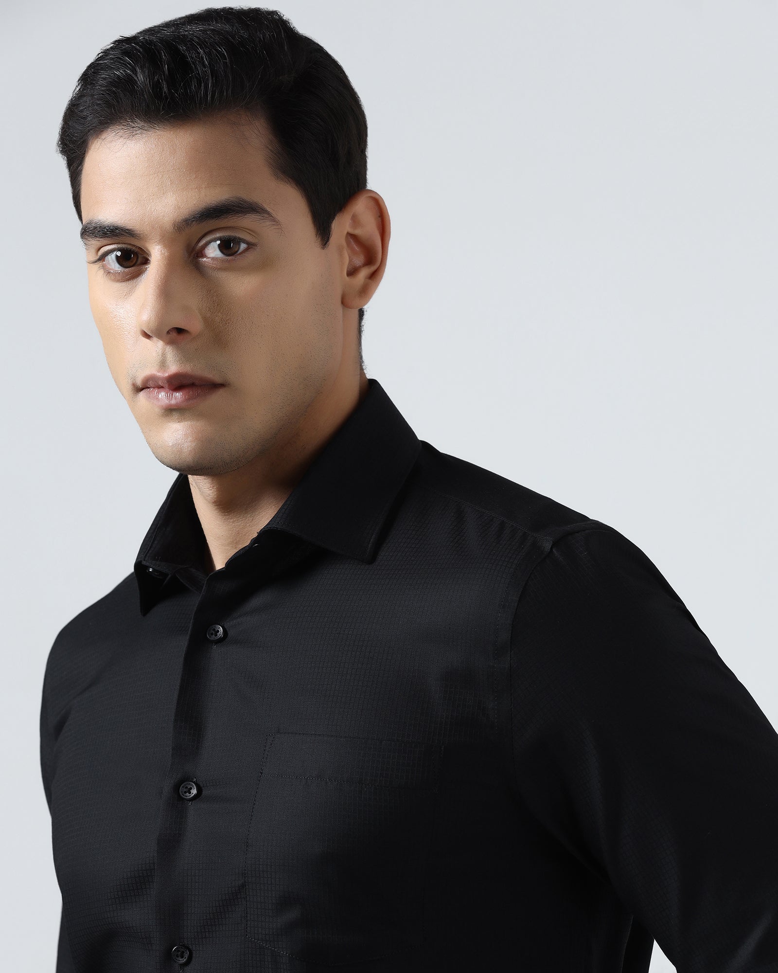 Black Check Shirt - Phylem