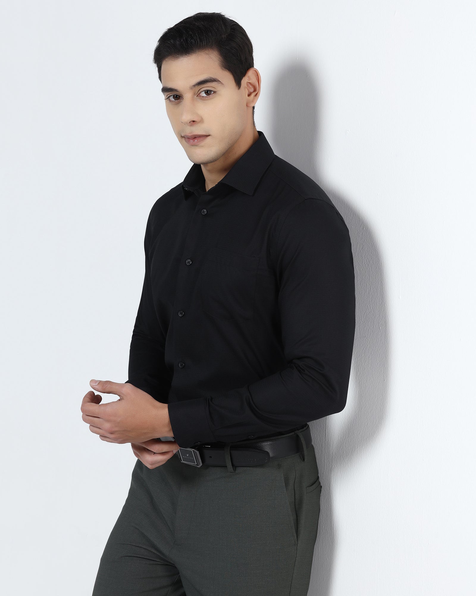 Black Check Shirt - Phylem