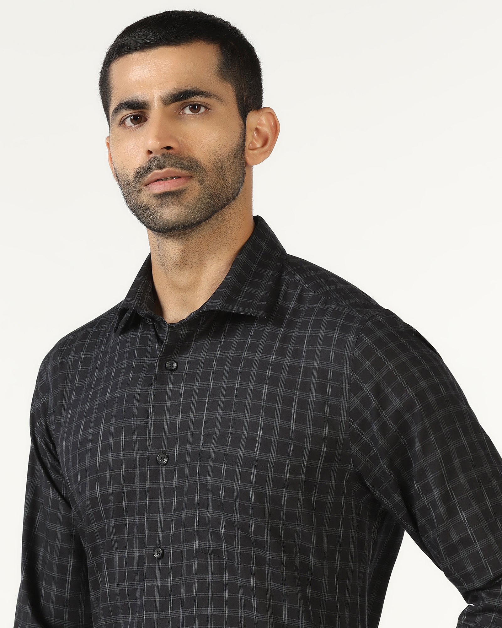 Black Check Shirt - Renew