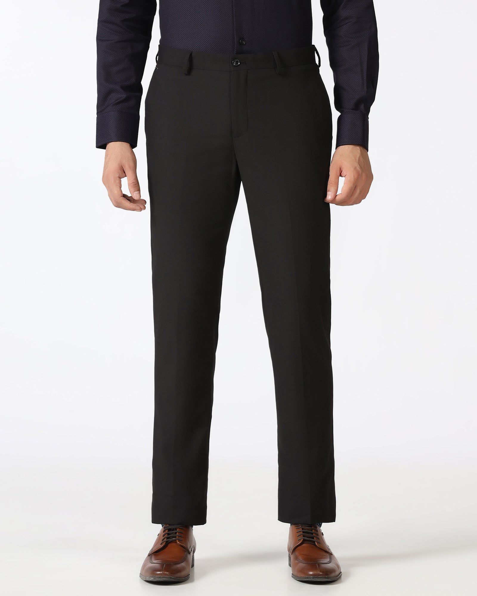 Black Check Trouser - Baylor