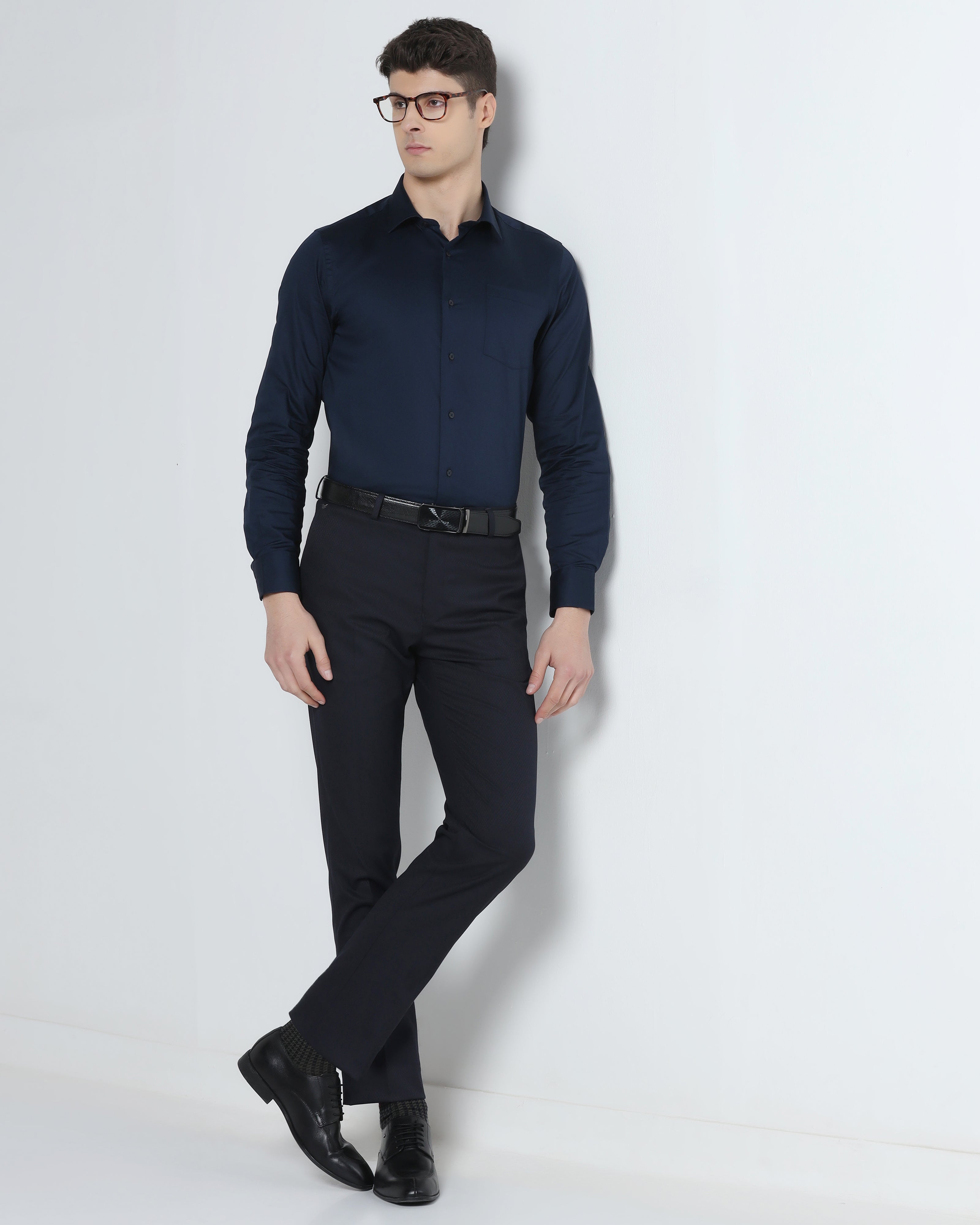 Black Check Trouser