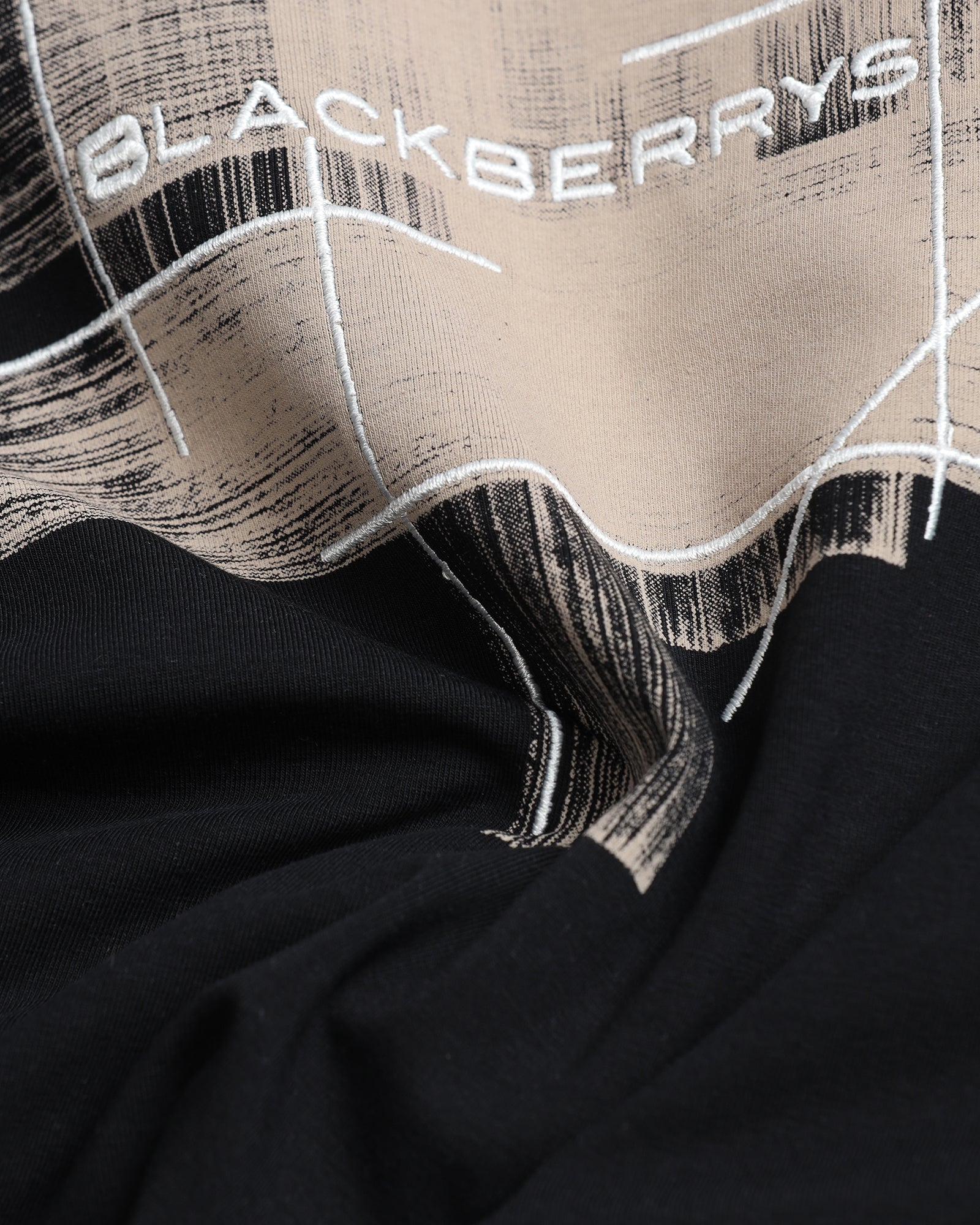 Black Crew Neck Solid T-Shirt - Rust