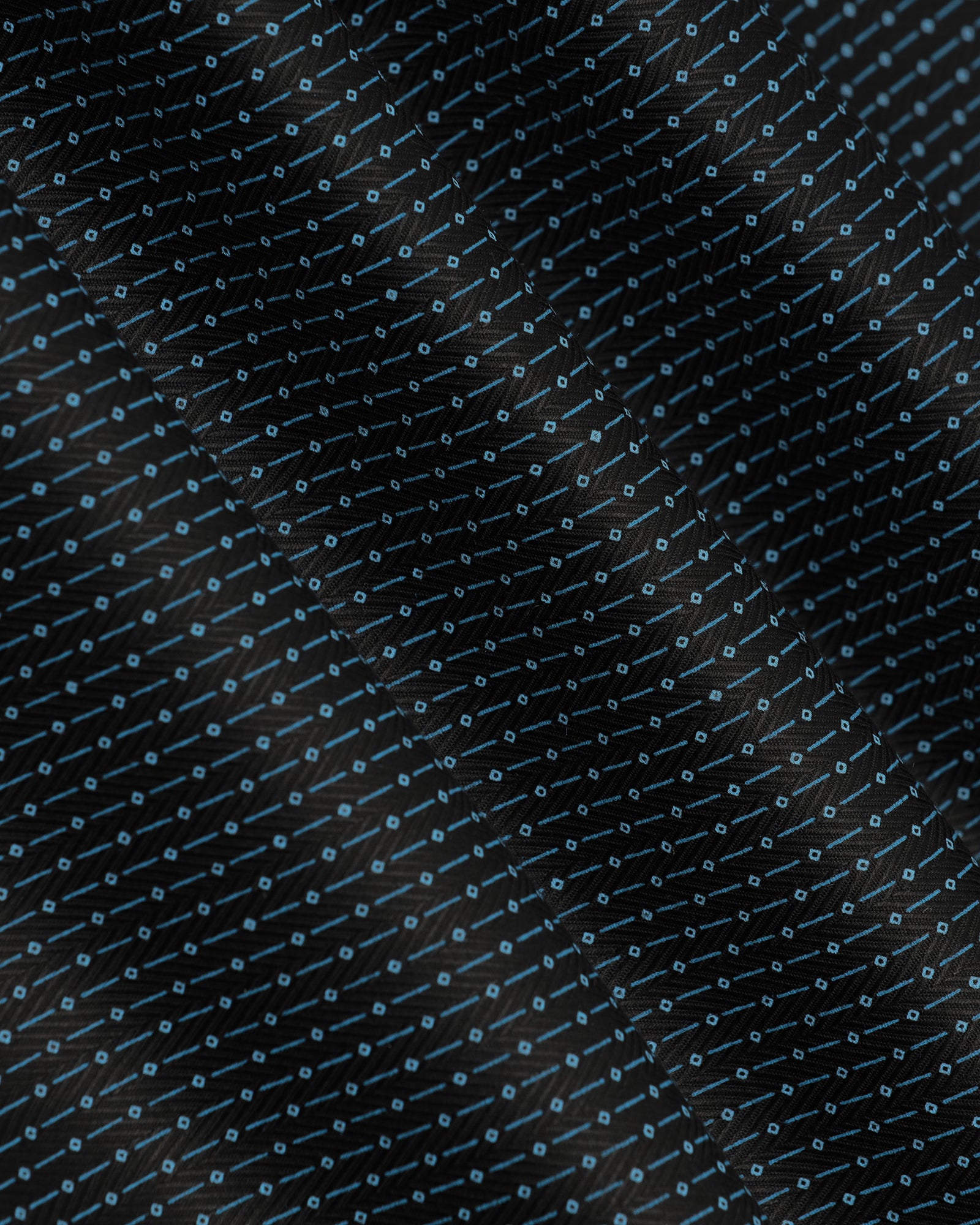 Black Half Sleeve Unwrinkle Printed Shirt - Radiant