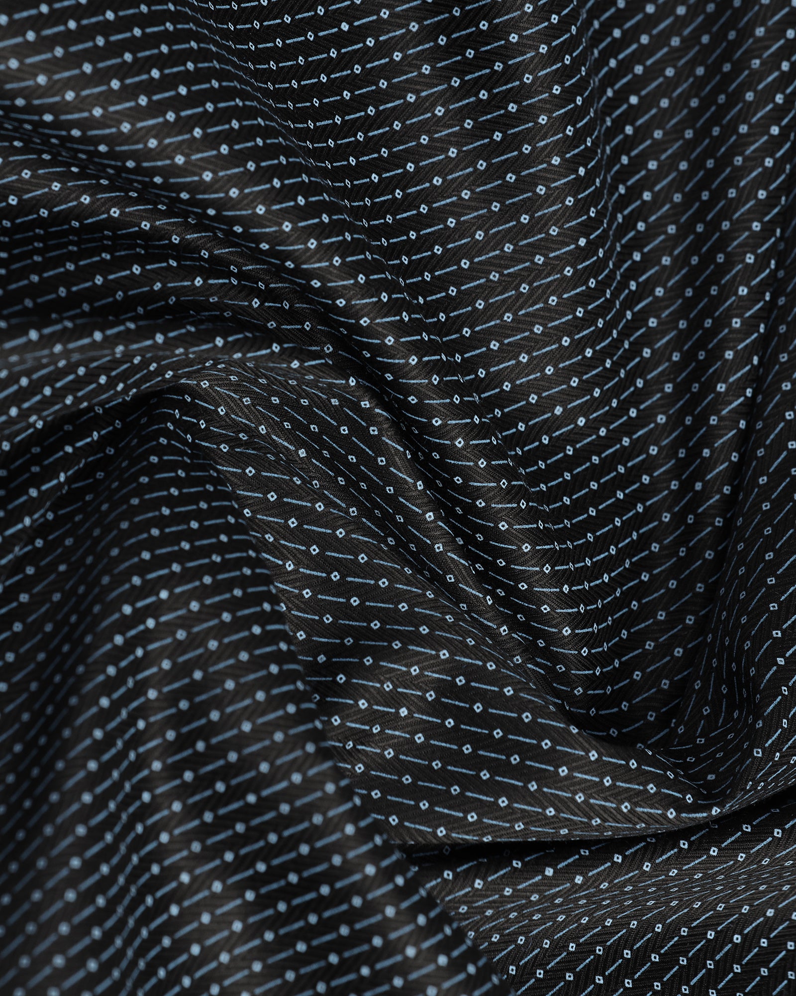 Black Non Iron Printed Shirt - Radiant