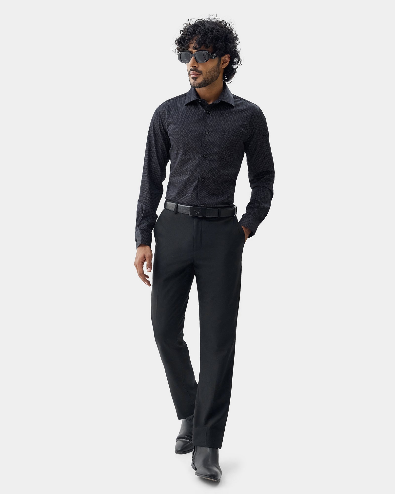 Black Printed Shirt - Basis