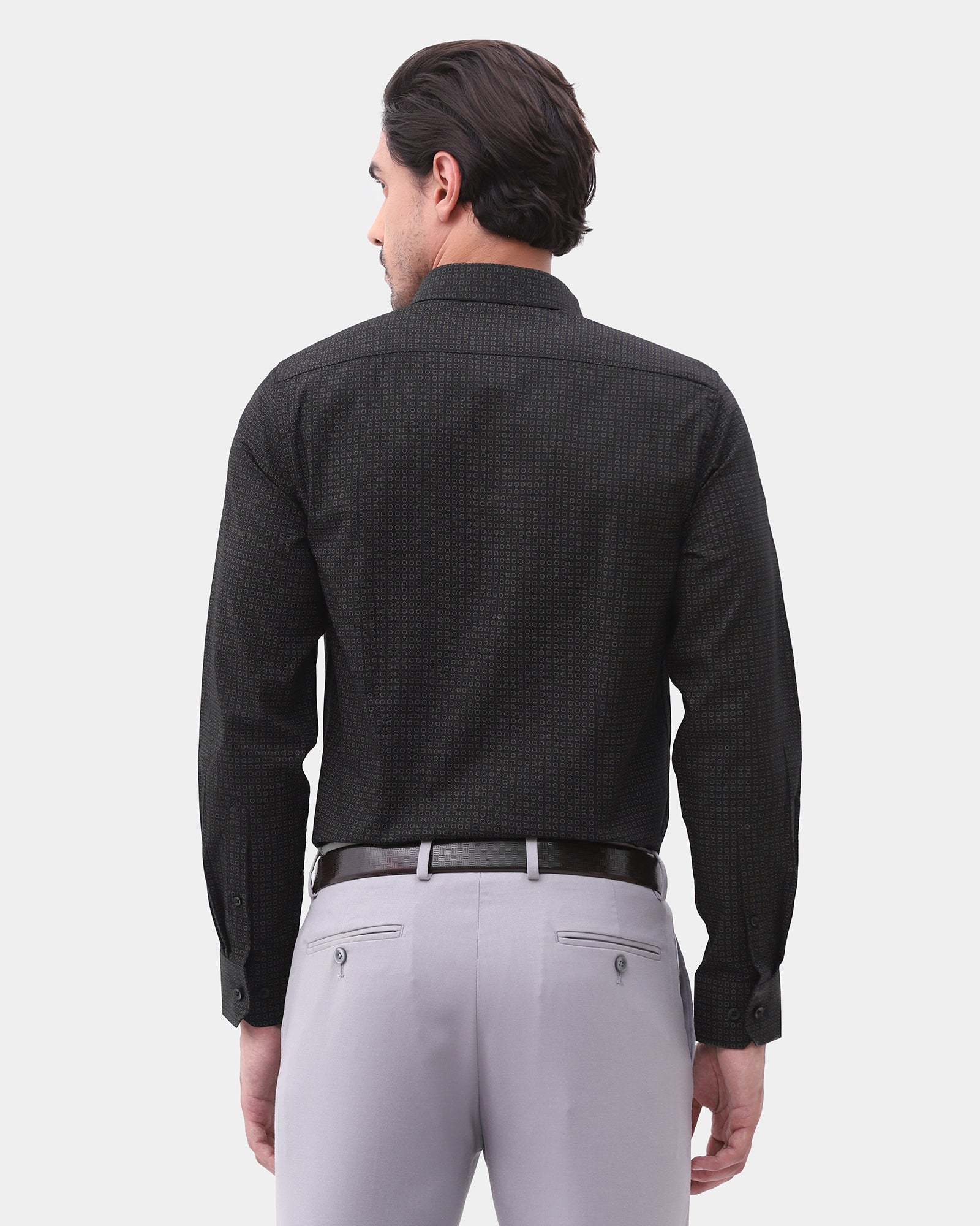 Black Printed Shirt - Belgium
