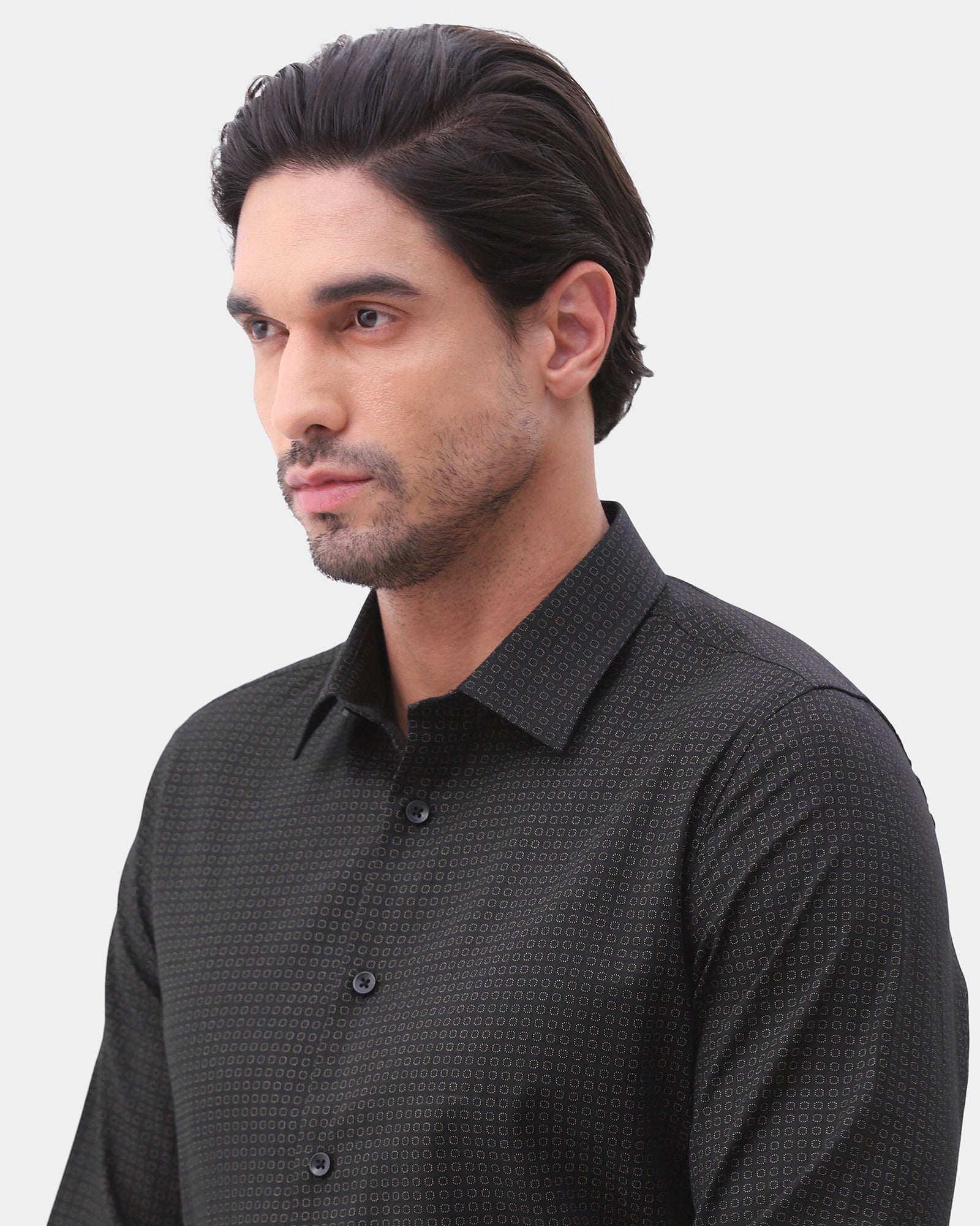 Black Printed Shirt - Belgium