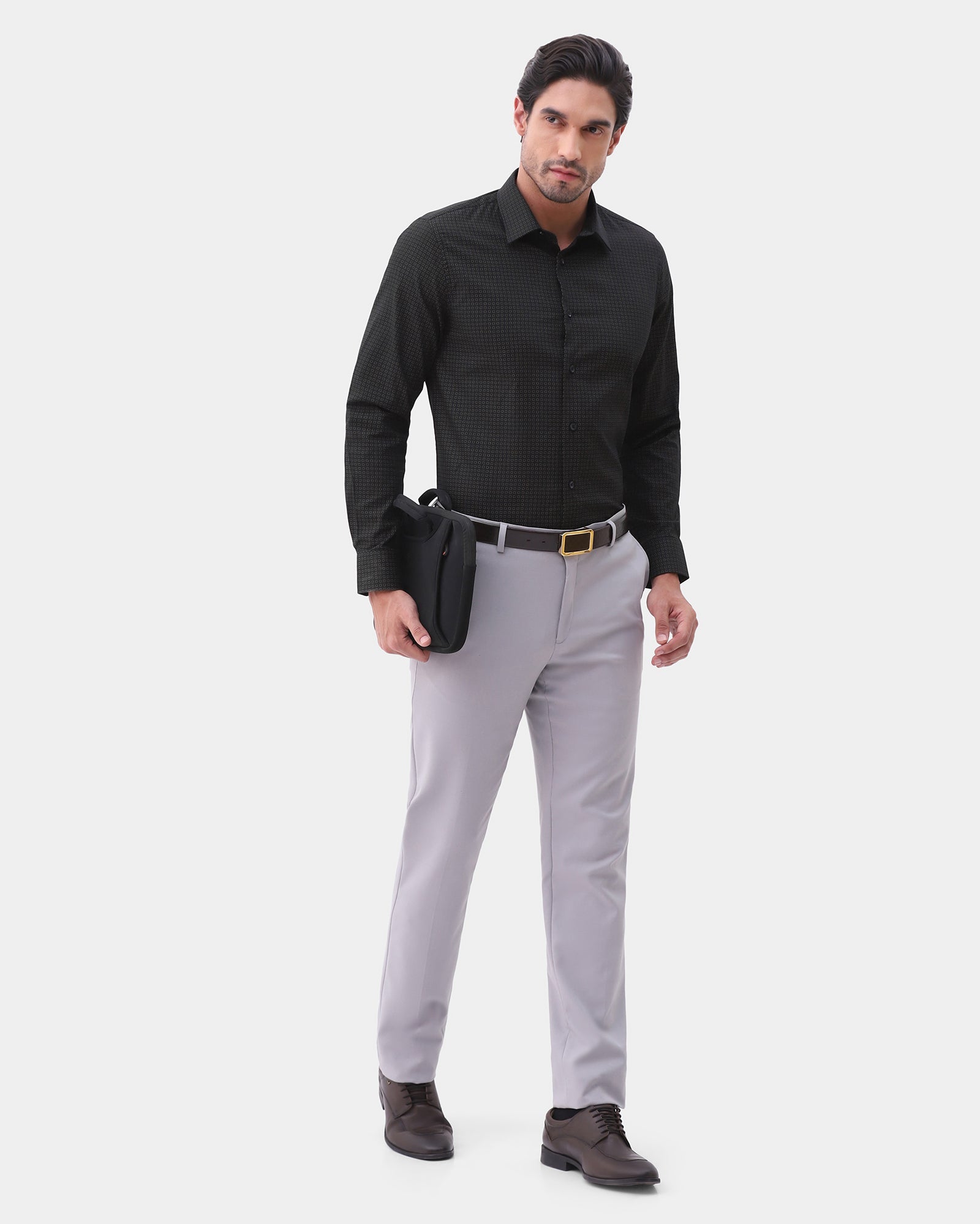 Black Printed Shirt - Belgium