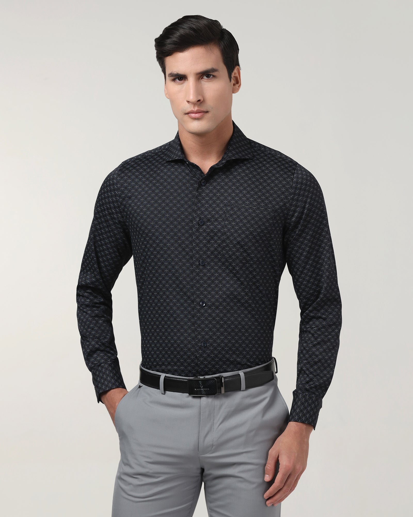 Black Printed Shirt - Cloud