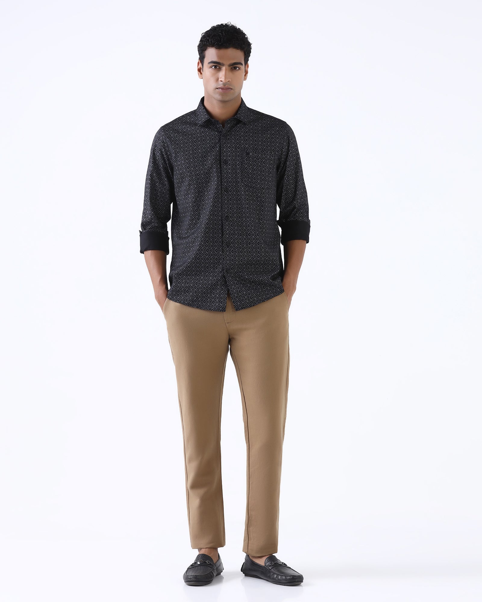 Black Printed Shirt - Poger