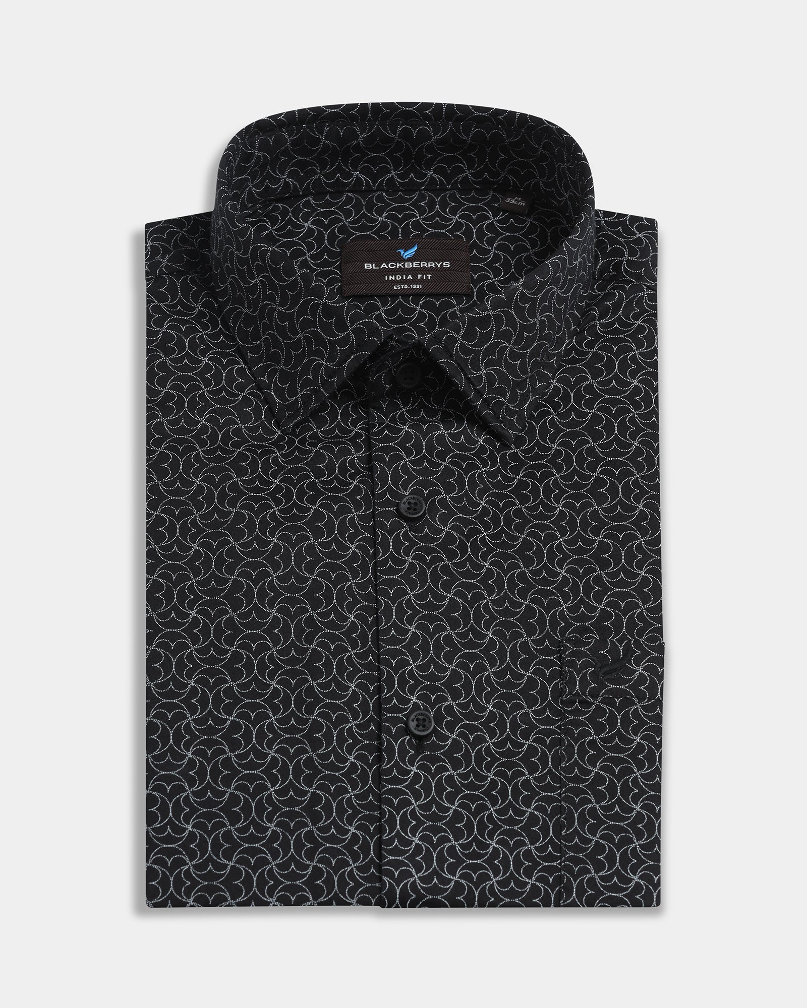Black Printed Shirt - Poger
