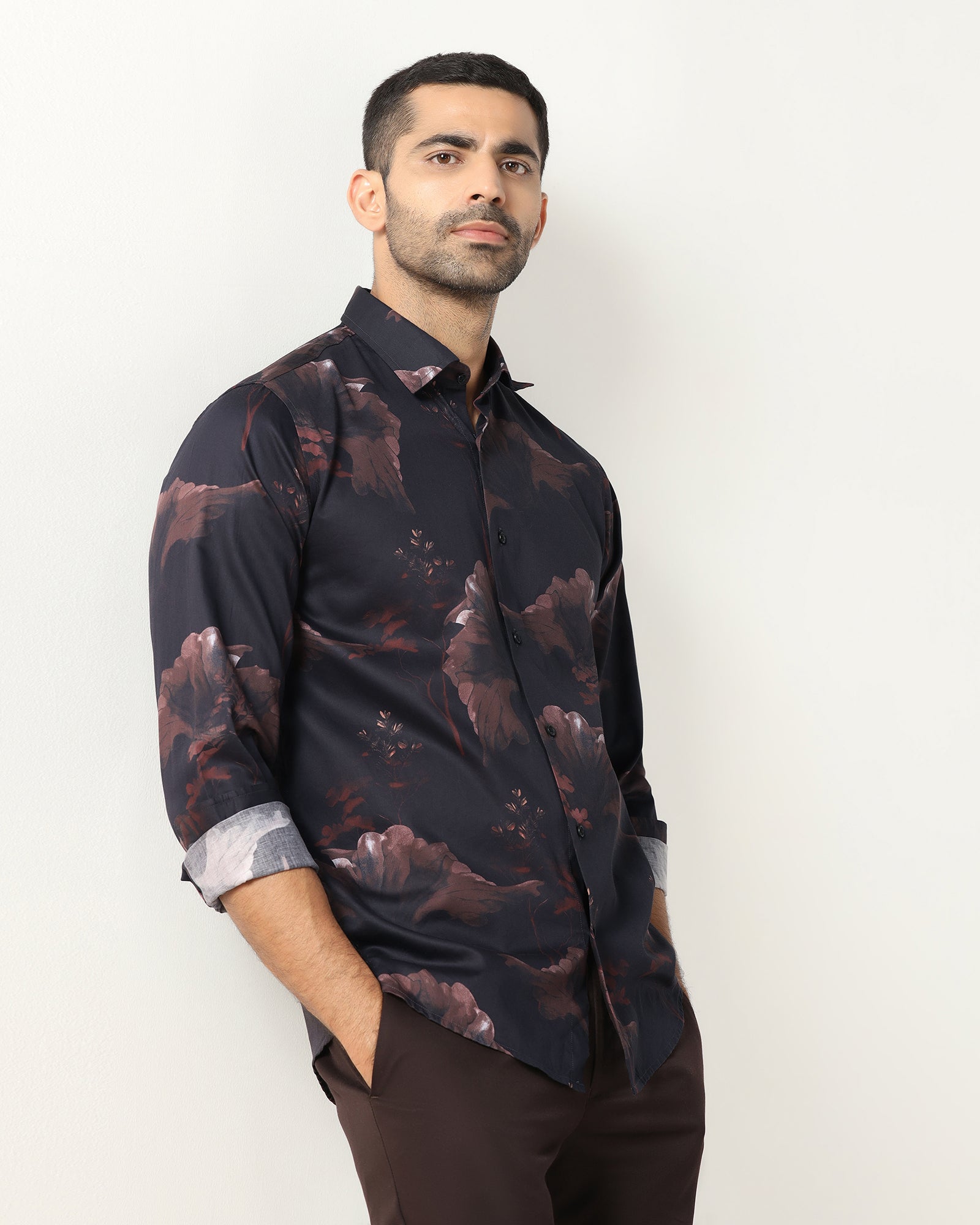 Black Printed Shirt - Rodion