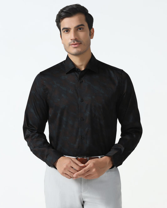 Black Printed Shirt - Ryker