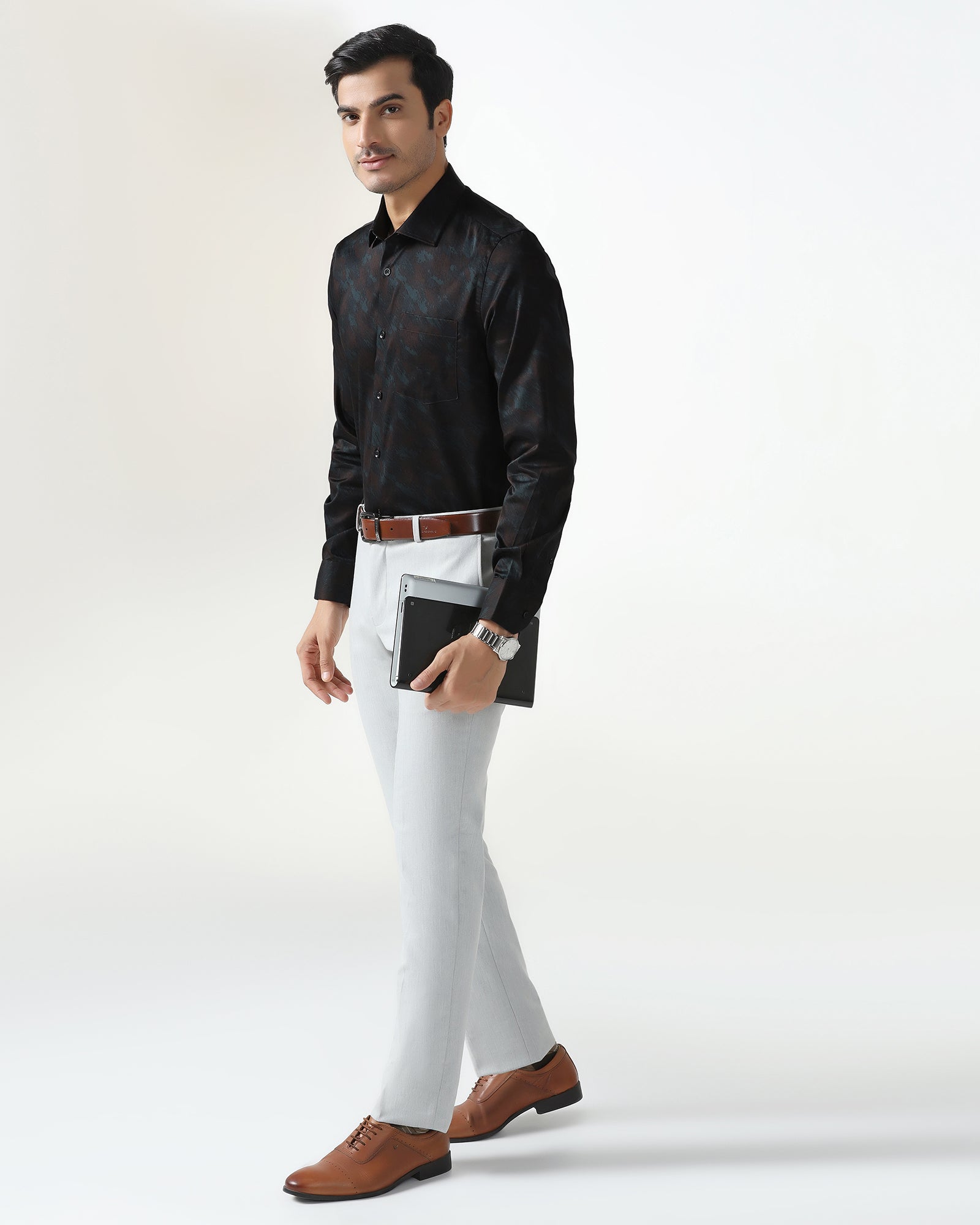 Black Printed Shirt - Ryker