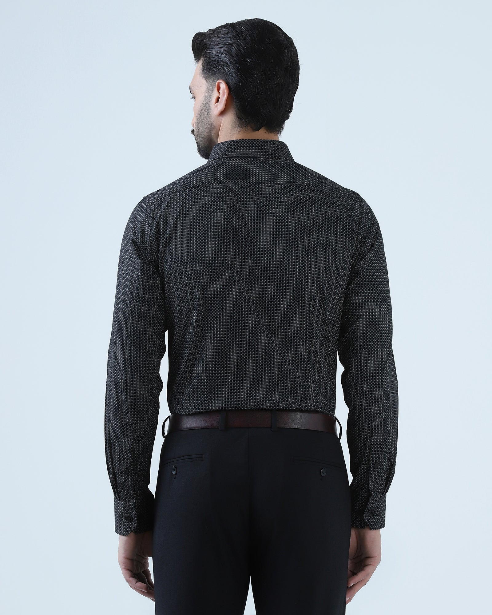 Black Printed Shirt - Uskai