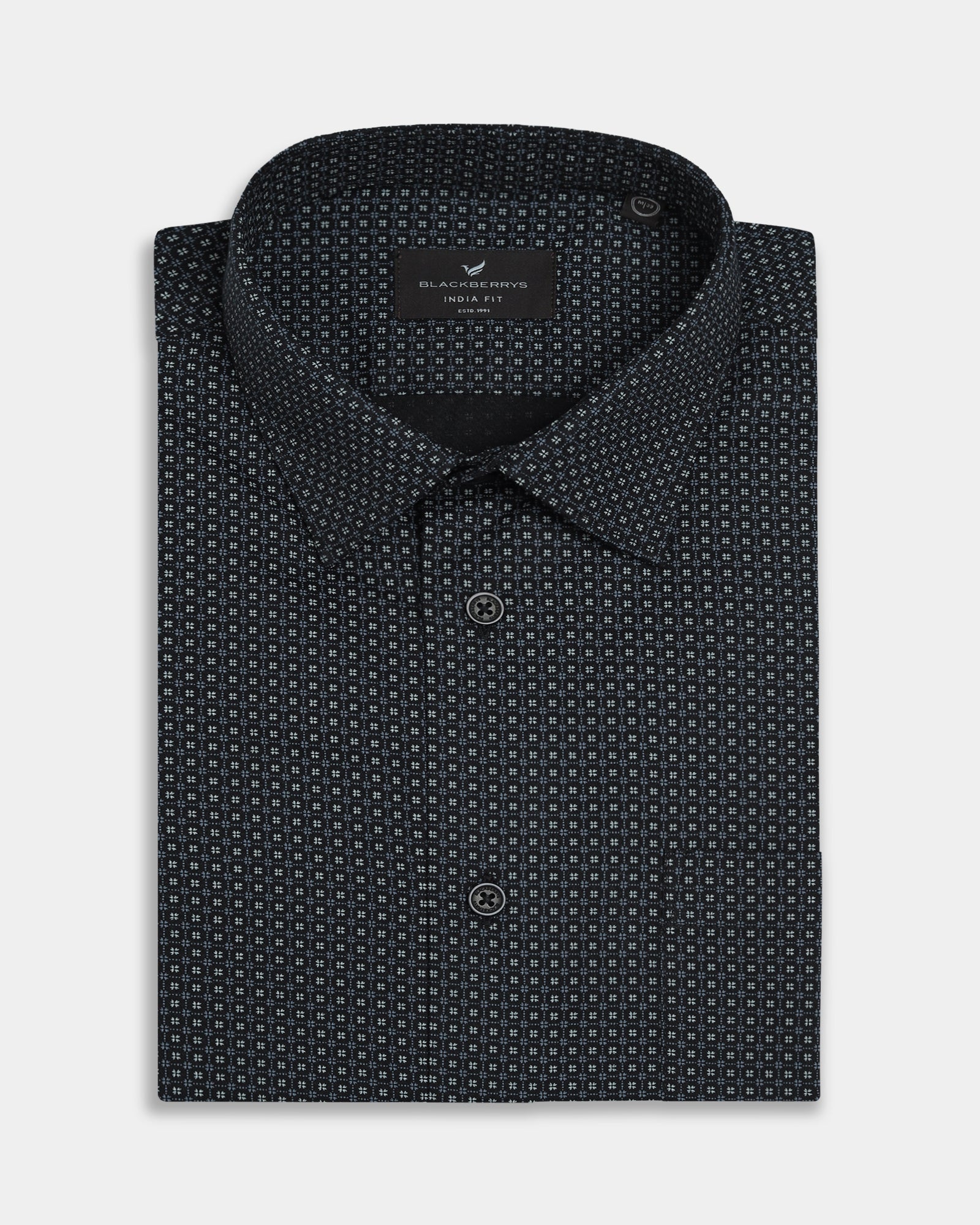 Black Printed Shirt - Uskai
