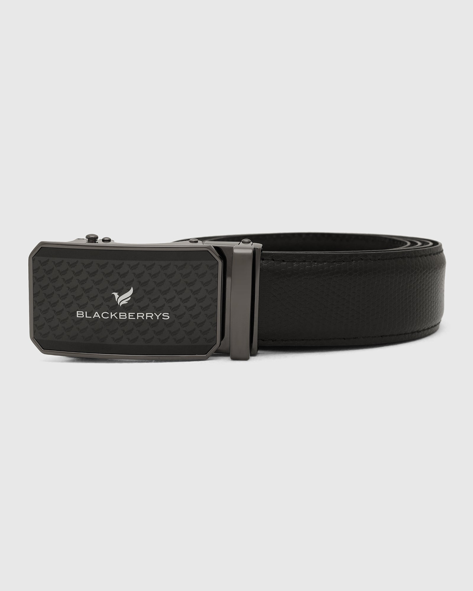 Leather Black Solid Belt - Weyn