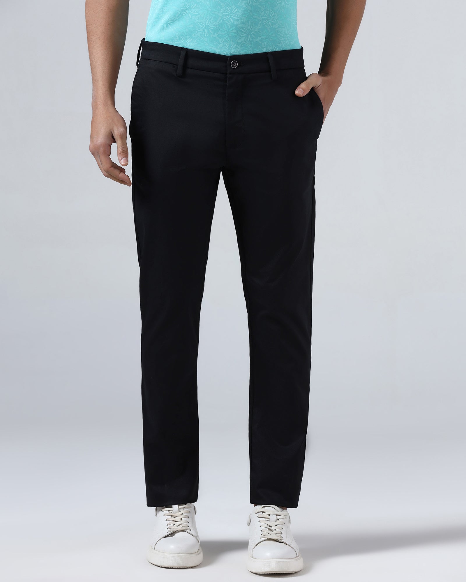 Black Solid Khaki - Elm