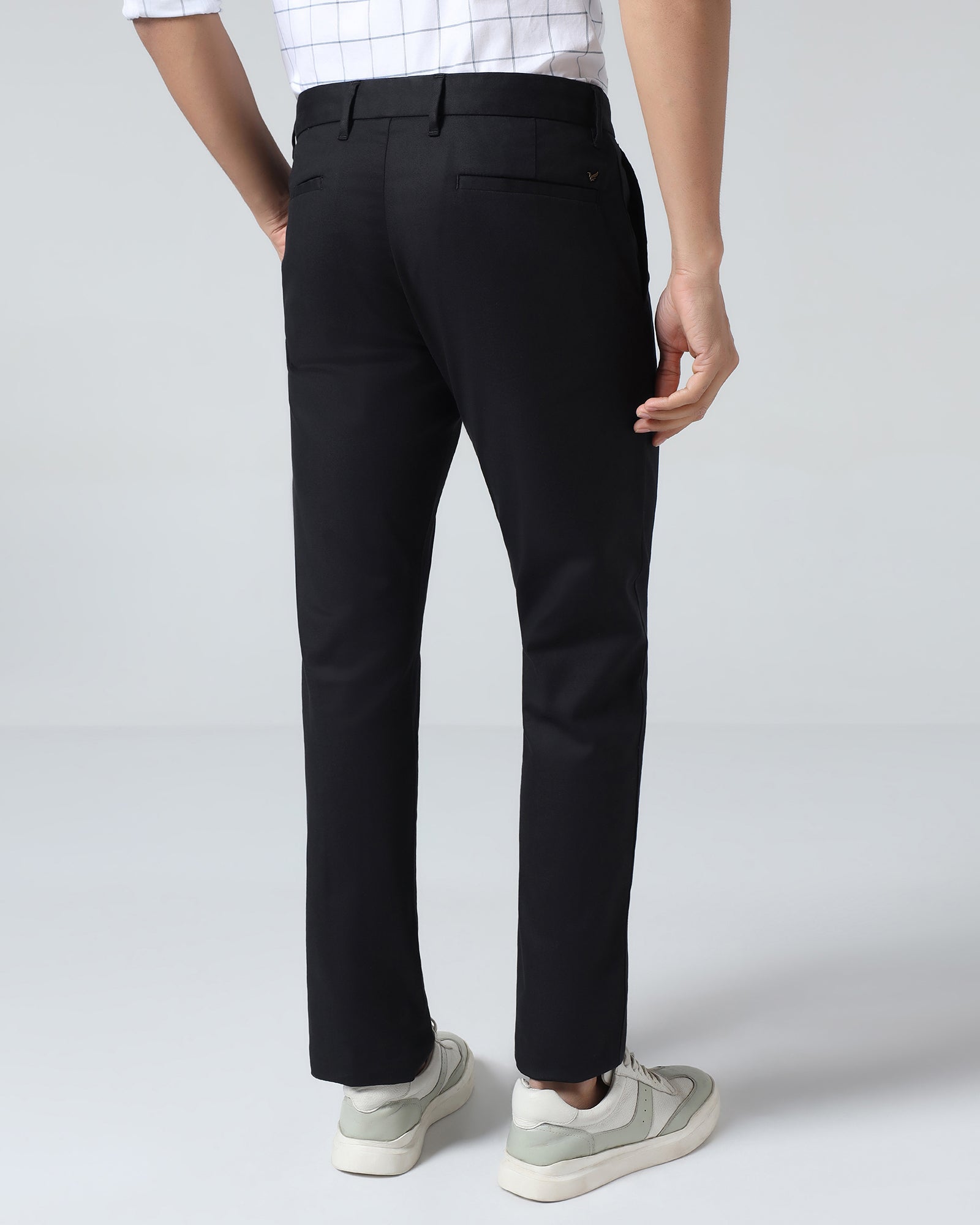 Black Solid Khakis - Cork