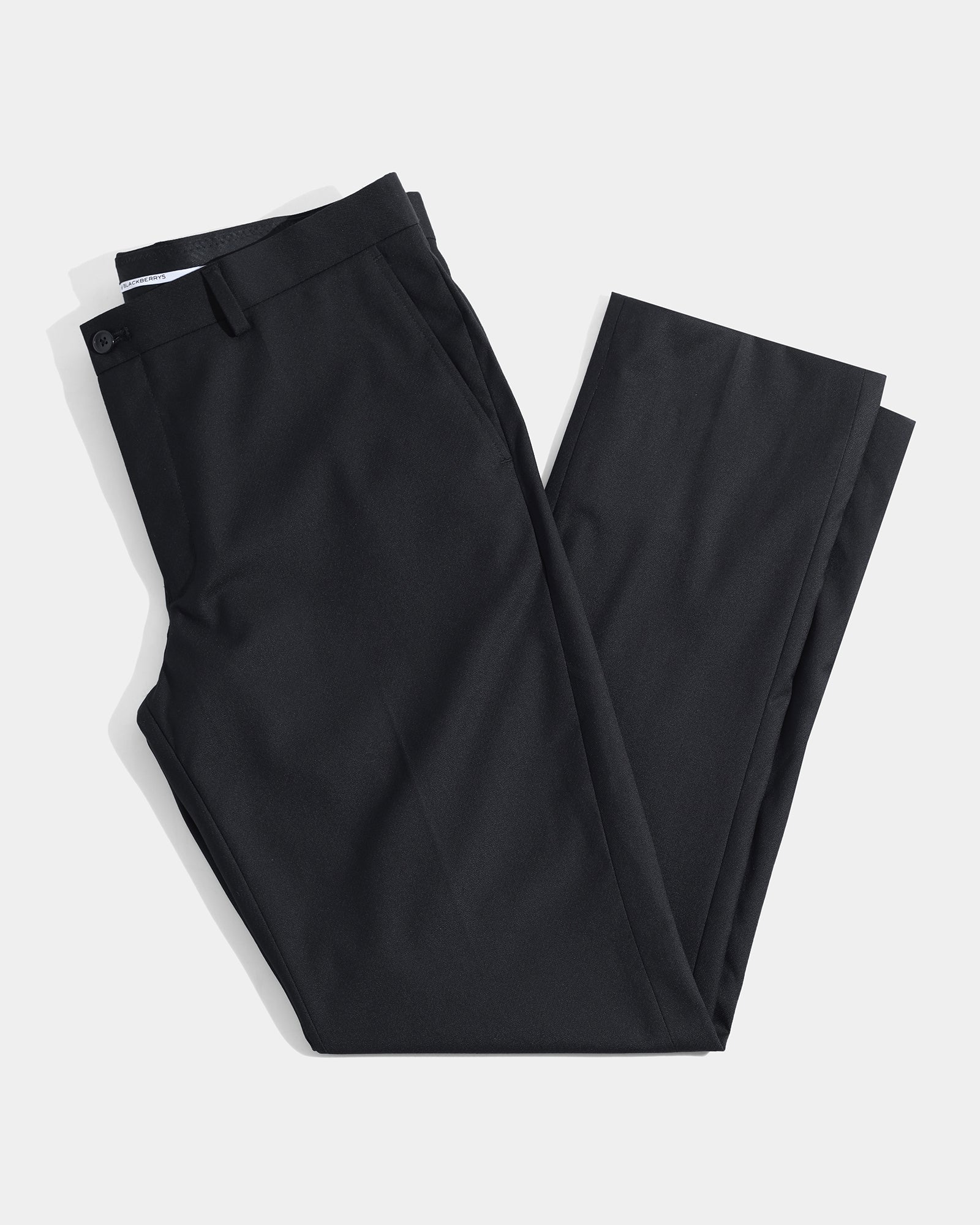 Black Solid Trouser - Marco