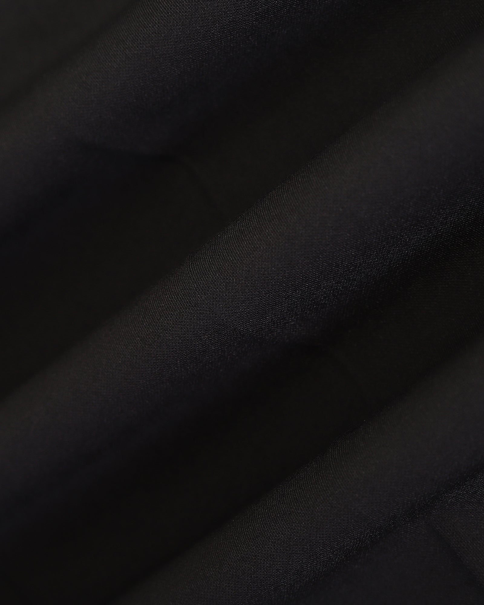 Black Solid Trouser - Oak