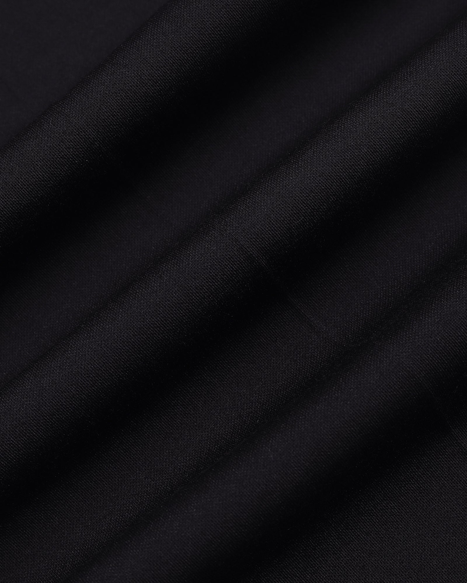 Black Solid Trouser - Oak