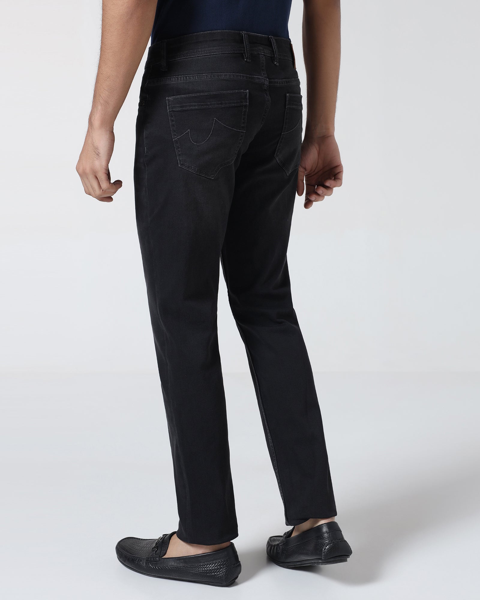 Black Superflex Slim Comfort Jeans - Erich