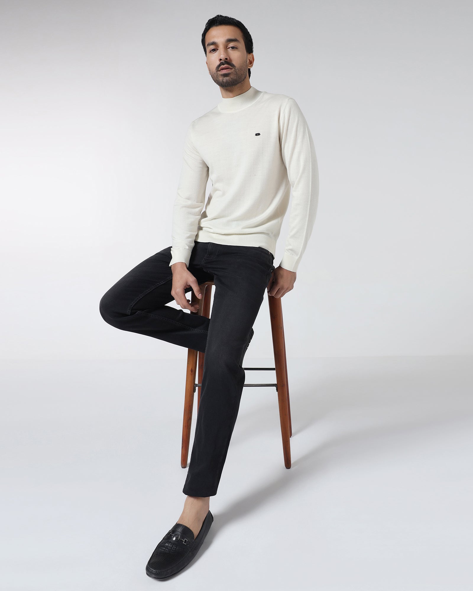 Black Superflex Slim Comfort Jeans - Erich