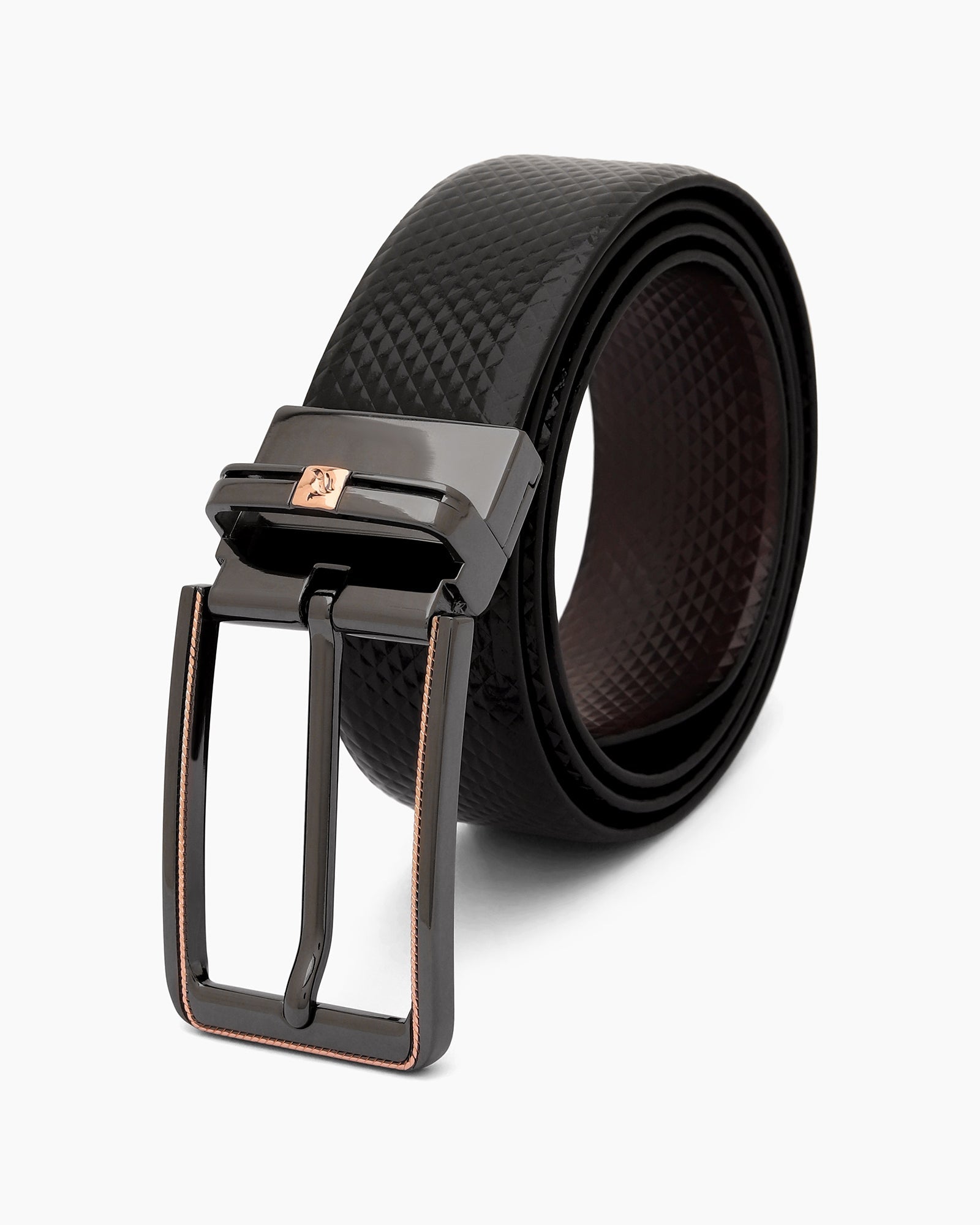 Black Tan Solid Belts - Albion
