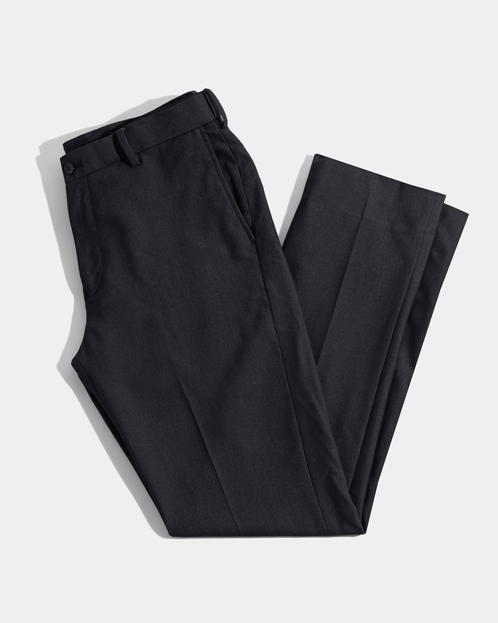 Black Technowaist Textured Trouser - Alex