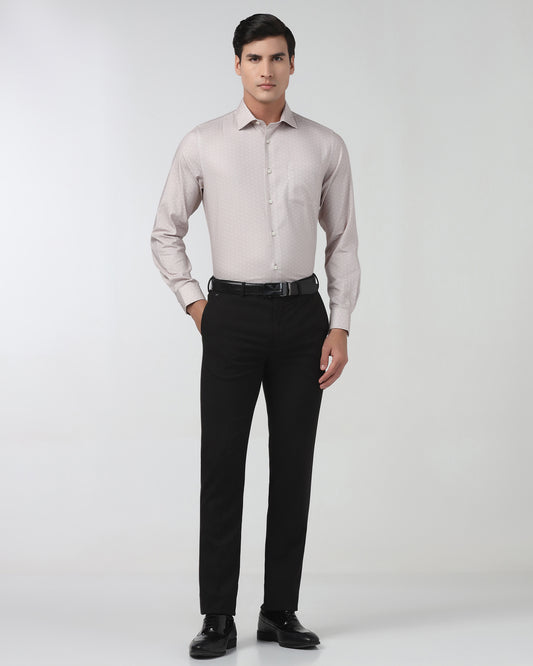 Black Technowaist Textured Trouser - Billy