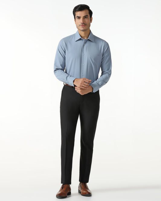 Black Technowaist Textured Trouser - Hennessy