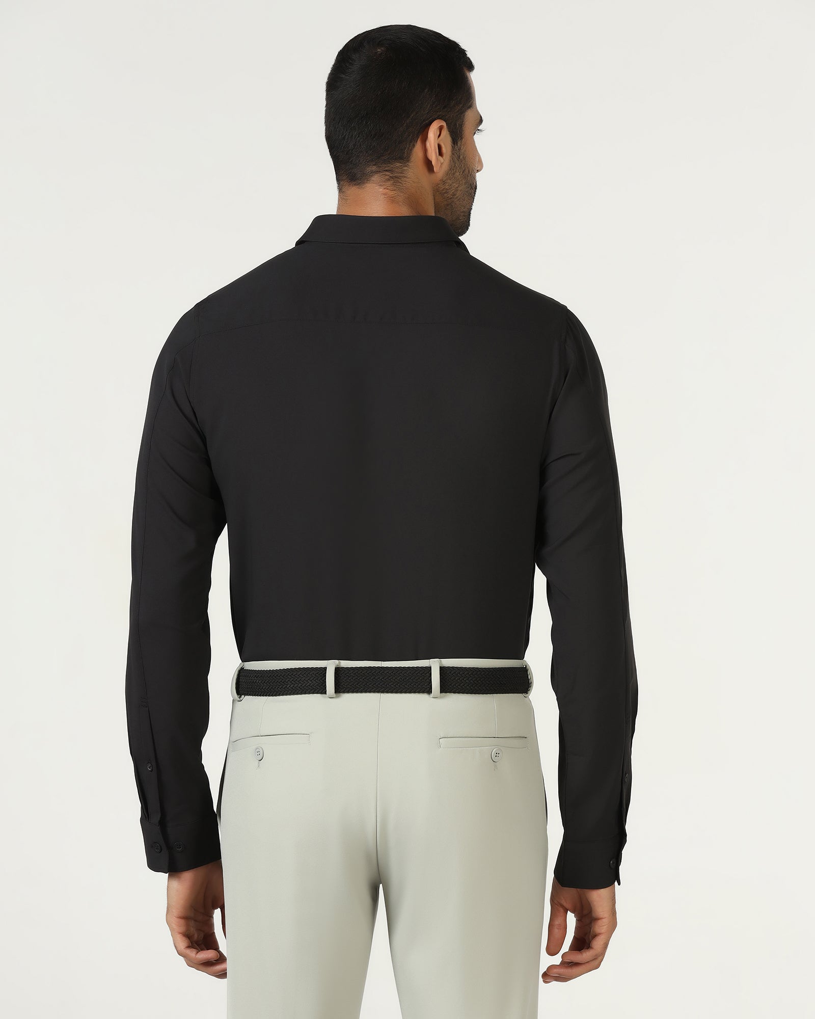 Black Techpro Solid Shirt - Shephard