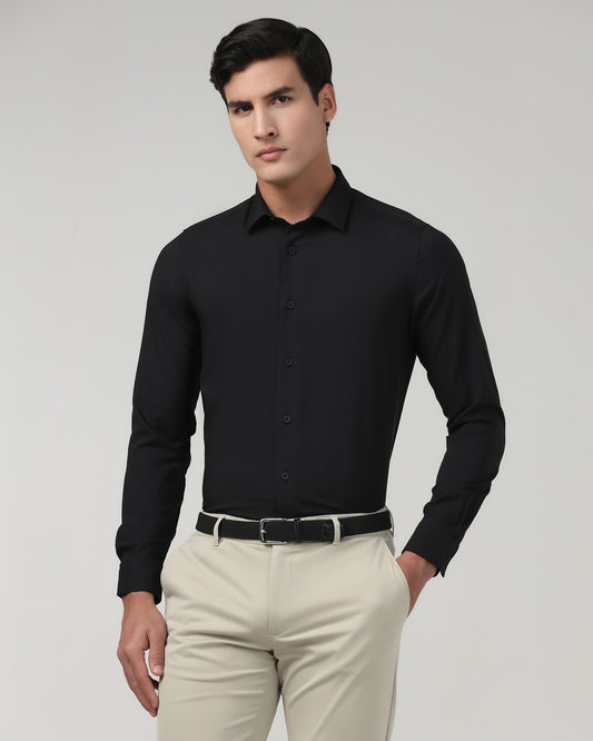 Black TechPro Solid Shirt - Shephard