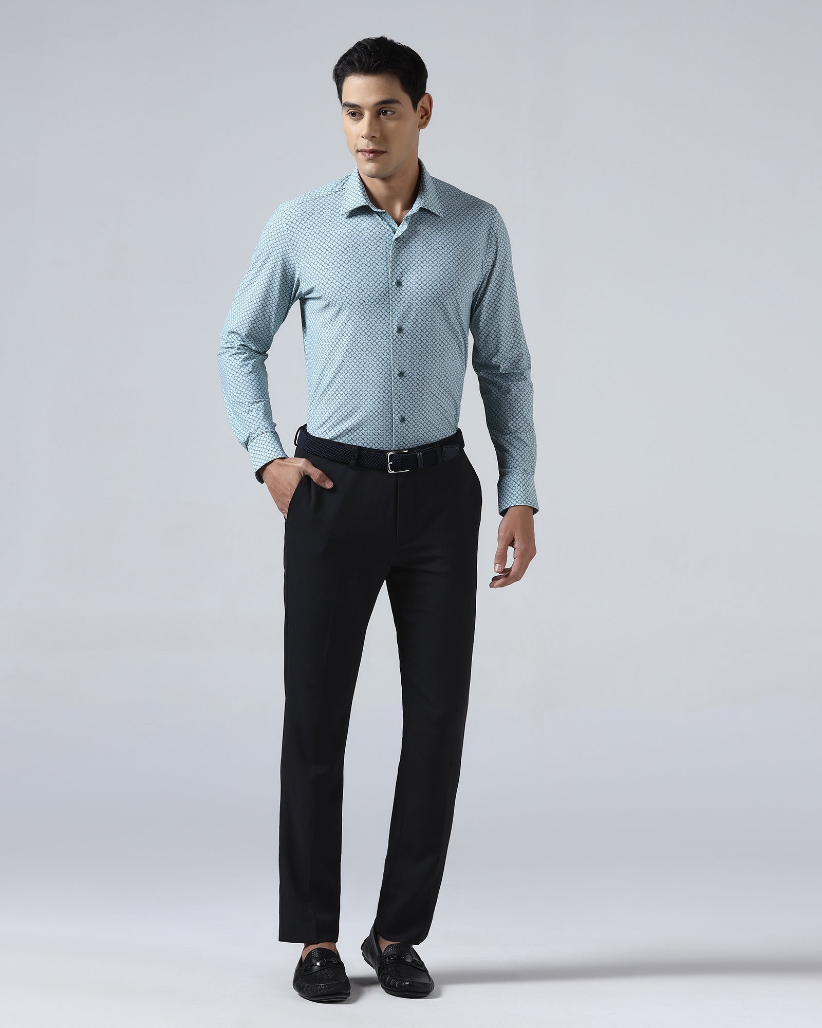 Black TechPro Solid Trouser - Dean