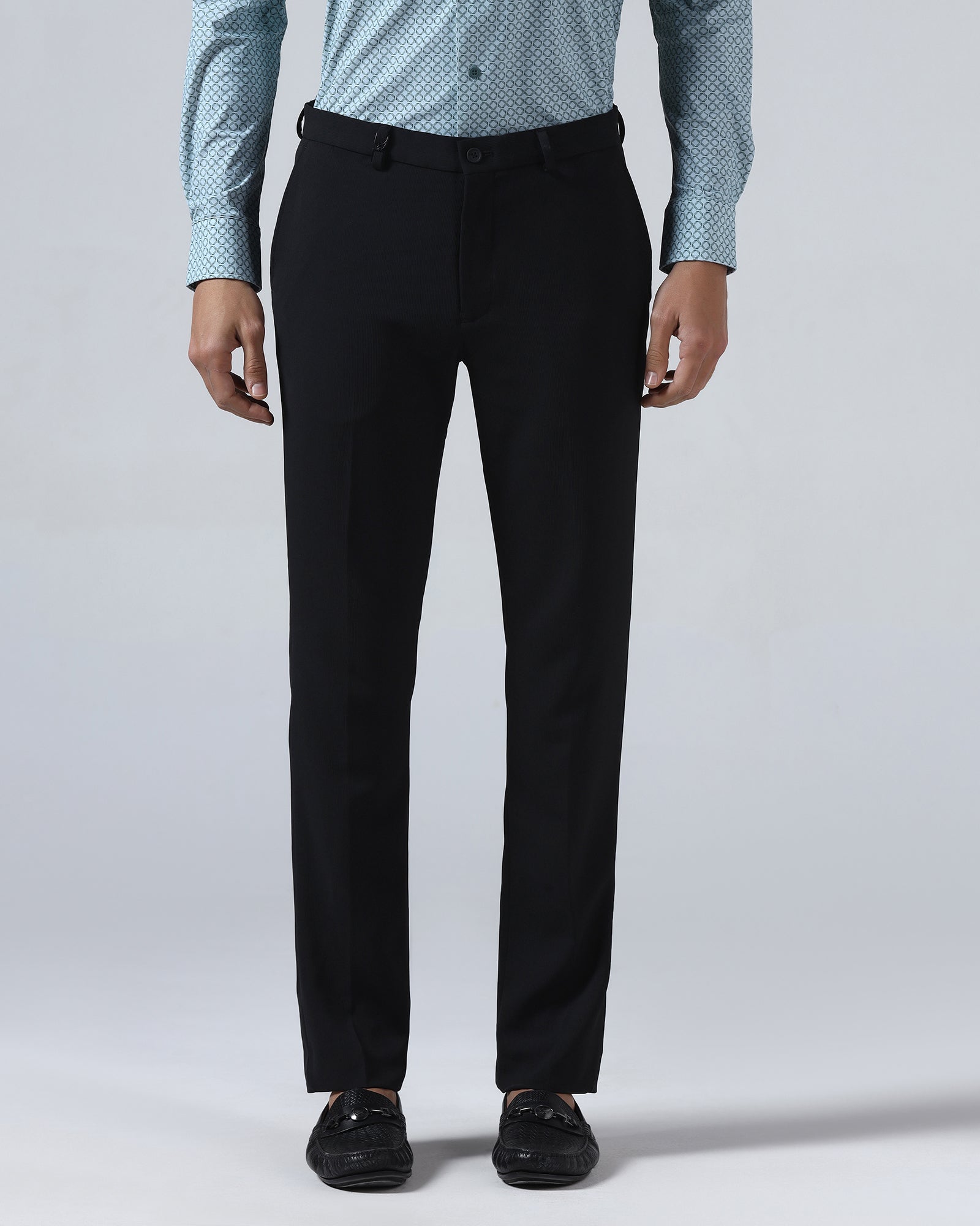 Black TechPro Solid Trouser - Dean