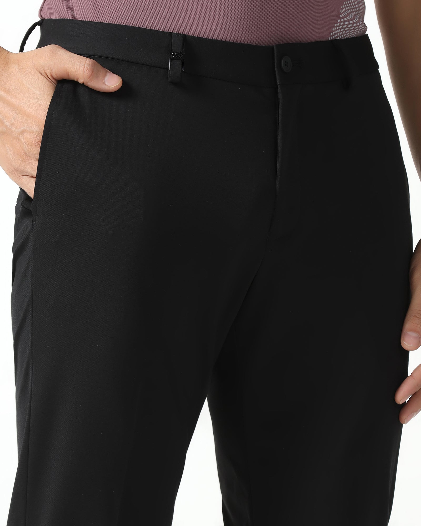 Black Techpro Solid Trouser - Explorer