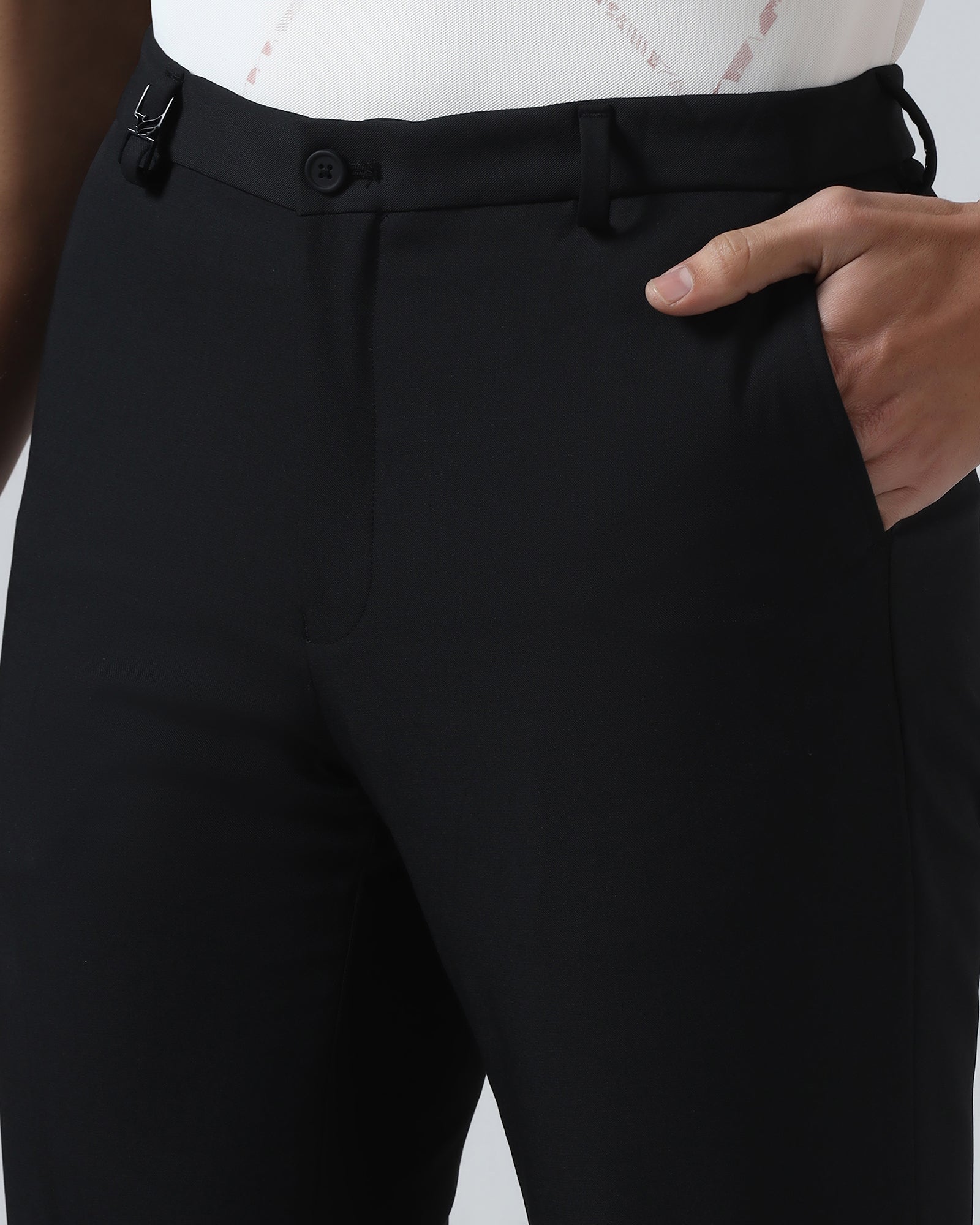 Black TechPro Stripe Trouser - Martini