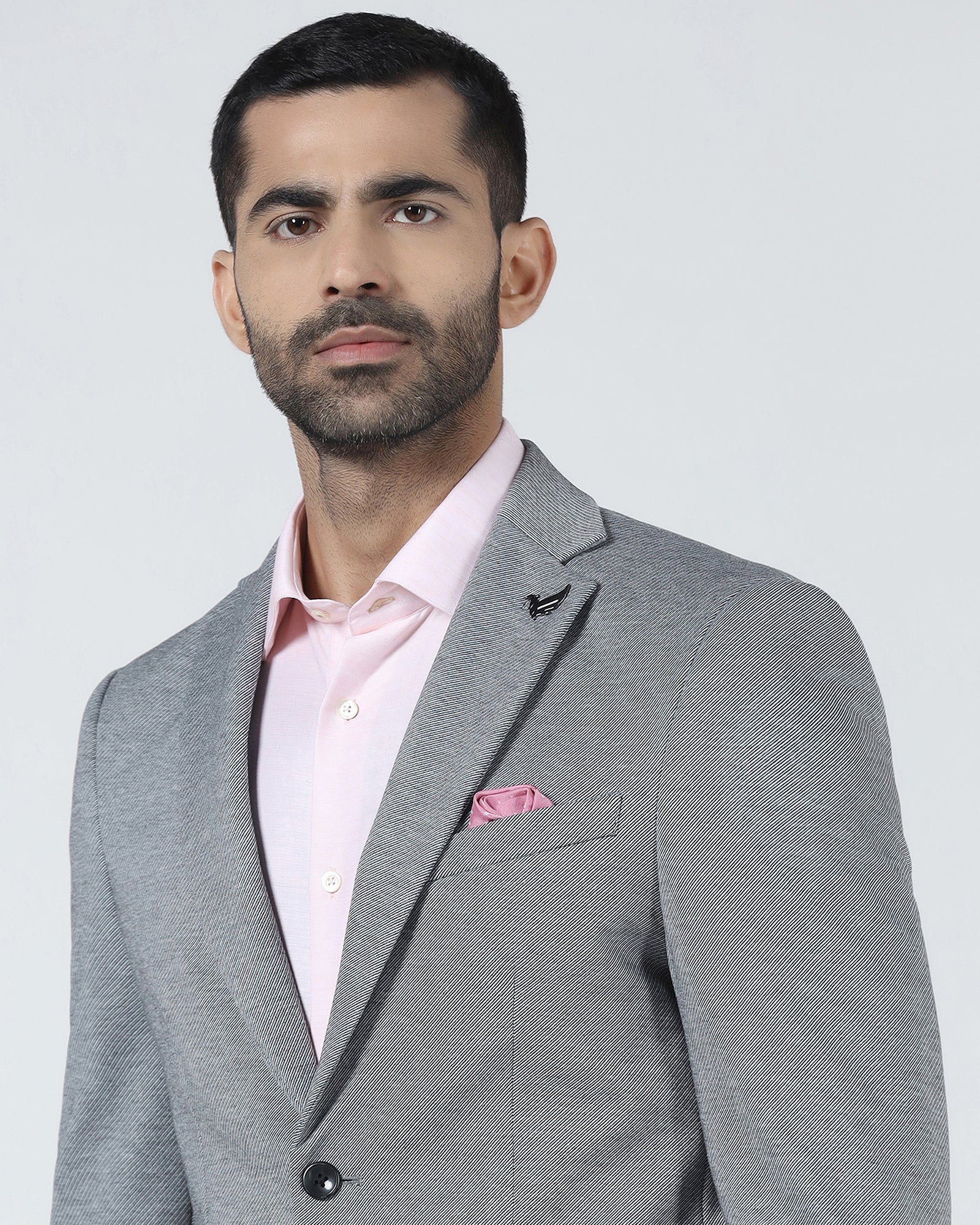 Black Textured Blazer - Declan