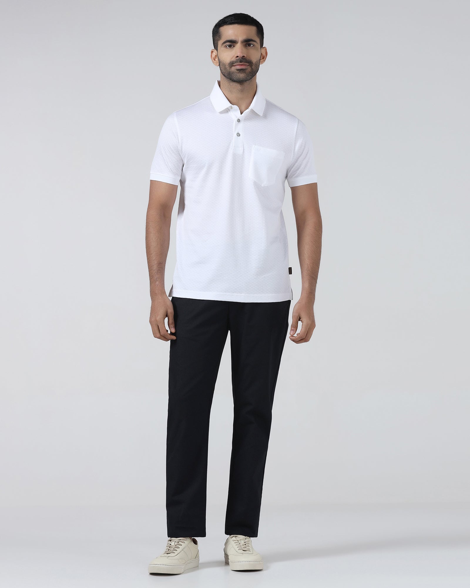 Black Textured Khaki - Oak