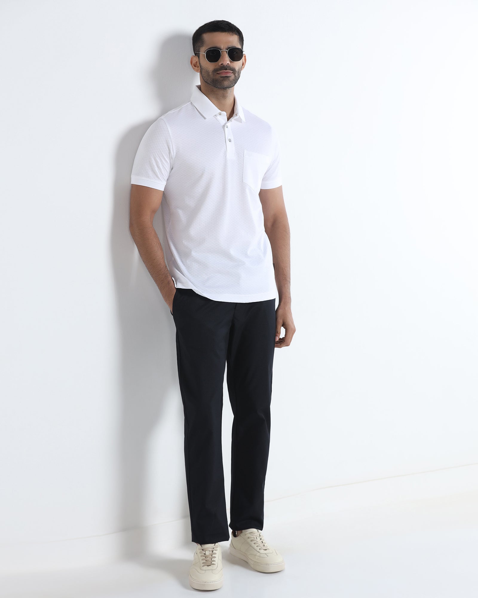 Black Textured Khaki - Oak