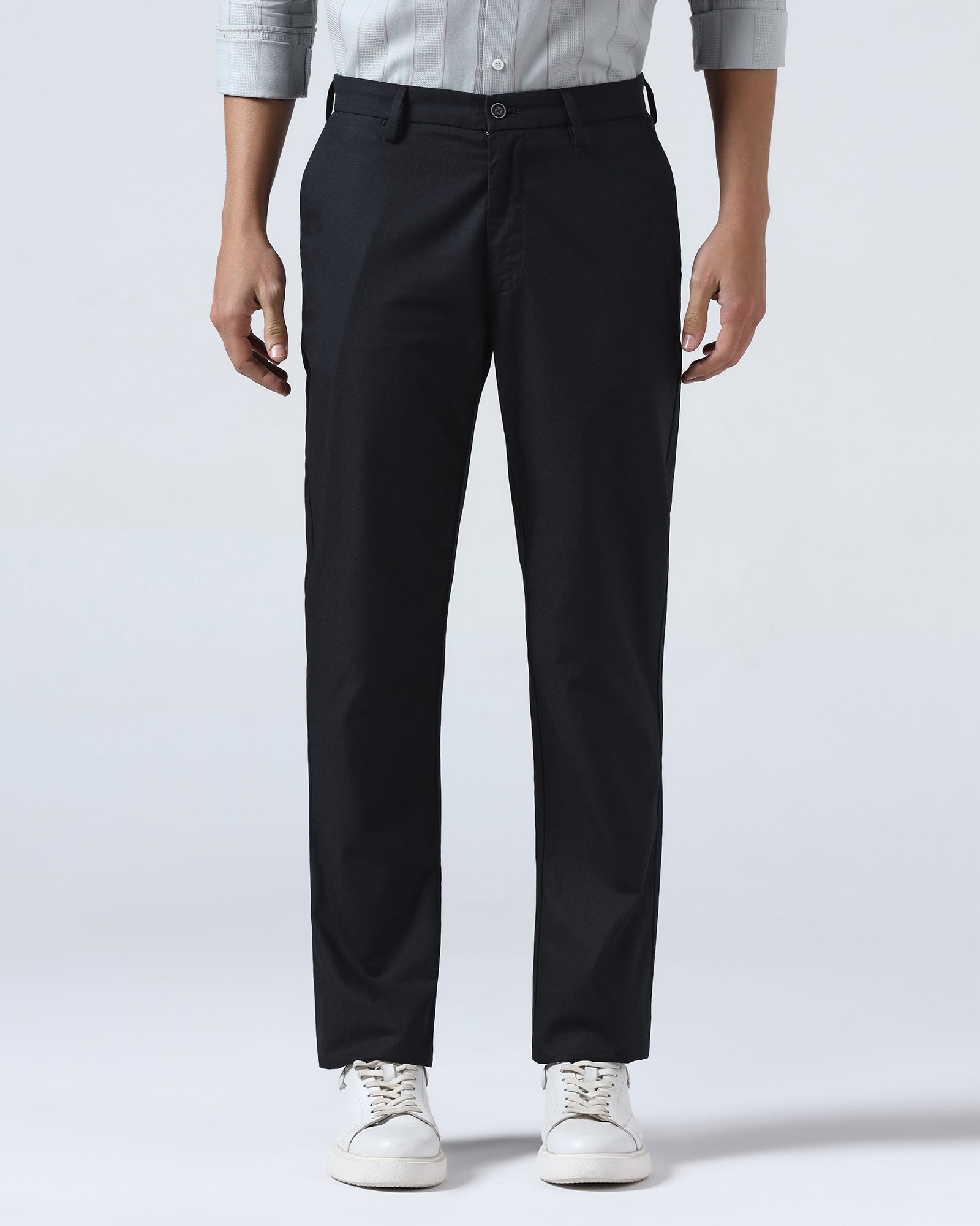 Black Textured Khaki - Oak