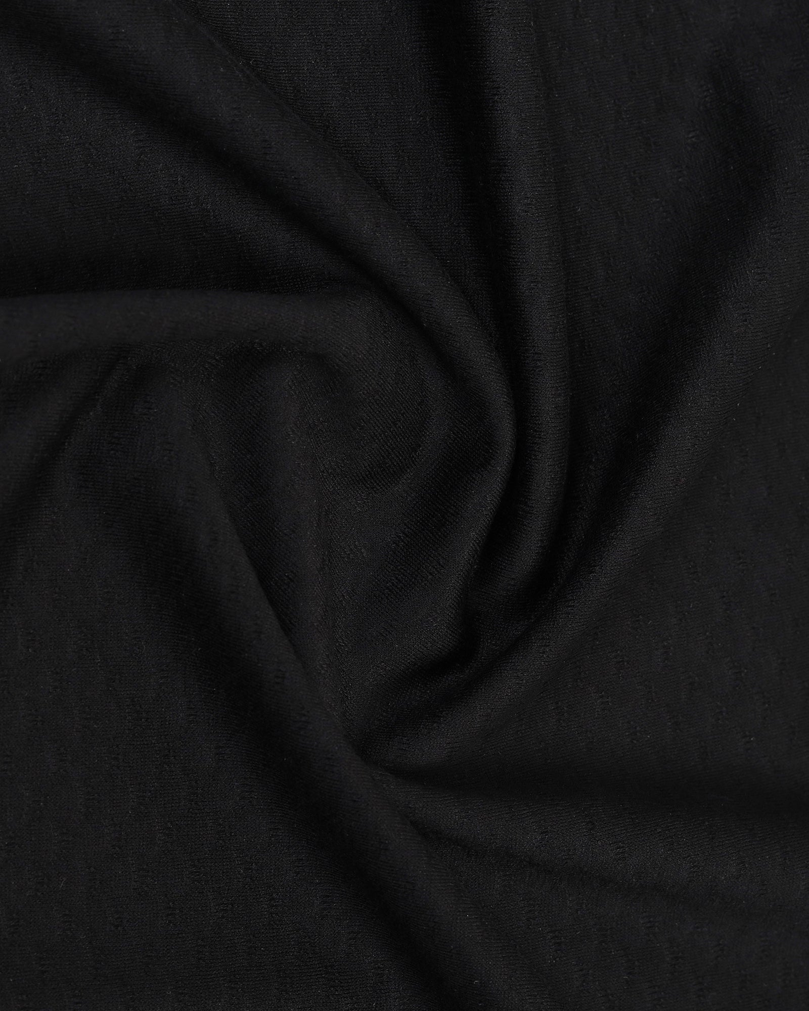 Black Textured Polo - Gama