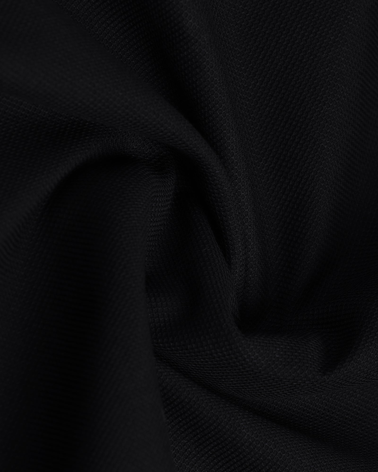 Black Textured Shirt - Caty